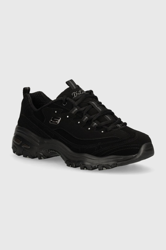 Skechers sneakersy Play On płaska czarny 11949