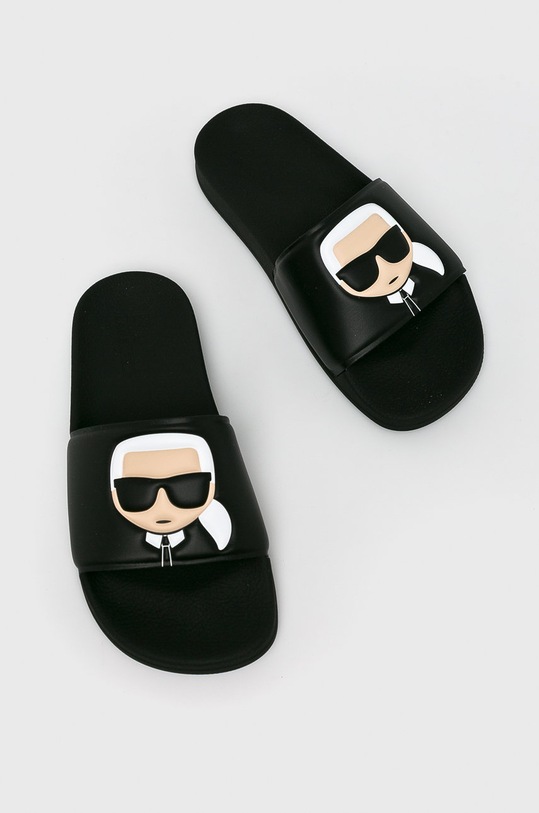 Karl Lagerfeld - Papuci Kondo II KL80905 negru SS19
