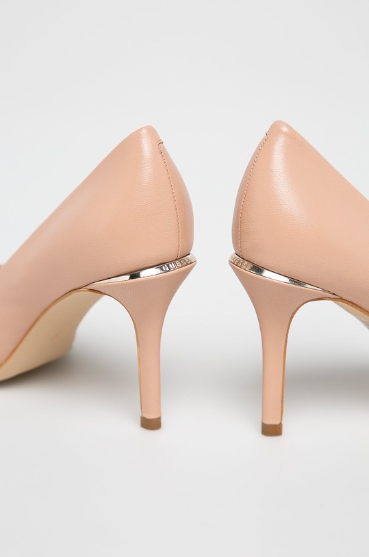 Guess Jeans - Tűsarkú Barett FL6BAT.LEA08 rózsaszín SS19