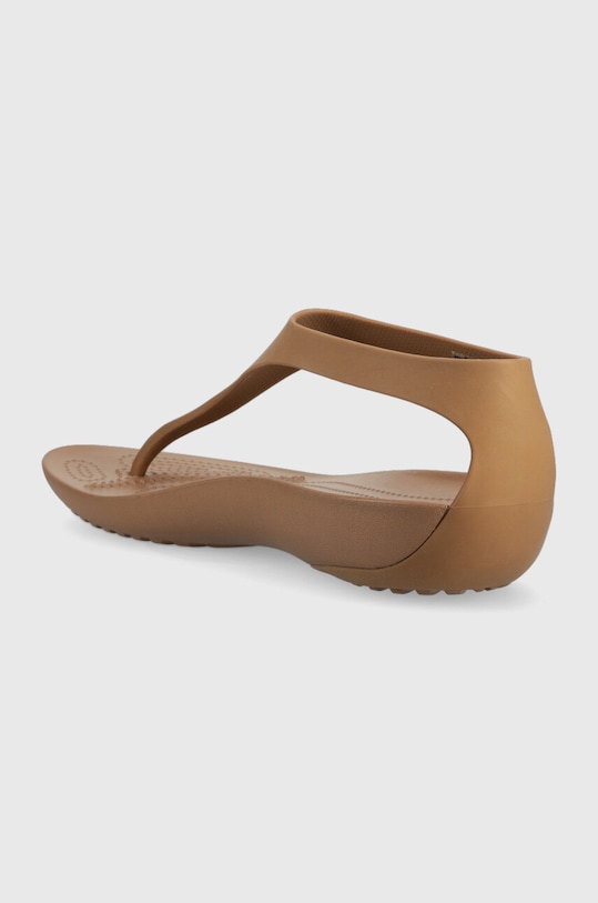 Obuwie Crocs sandały 205468.SERENA.FLIP.W brązowy