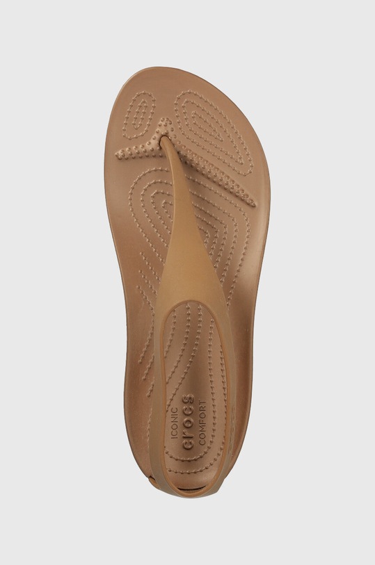 Crocs sandały brązowy 205468.SERENA.FLIP.W