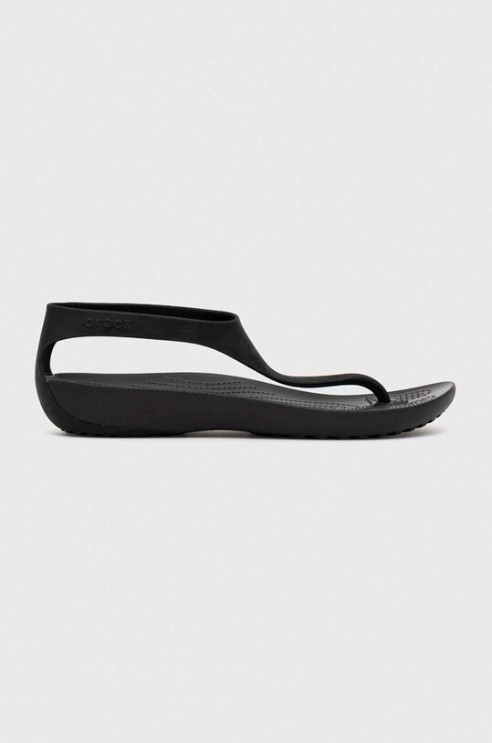 Crocs sandały syntetyczny czarny 205468.SERENA.FLIP.W