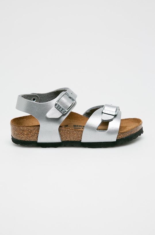 Birkenstock - Sandały dziecięce srebrny 731483