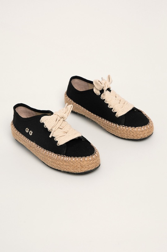 Emu Australia - Espadrile copii Agonis Teens T11411 negru SS20