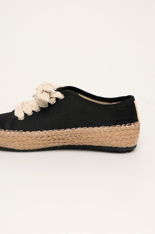 Fete Emu Australia - Espadrile copii Agonis Teens T11411 negru