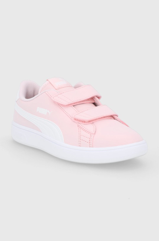 Puma buty dziecięce Smash v2 Buck V Ps 365183.G 365183.G różowy AW21