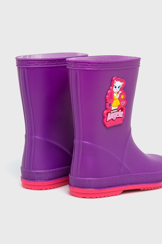 Dziewczynka Coqui - Kalosze dziecięce 8505.TT.RAINY.PURPLE.LT fioletowy