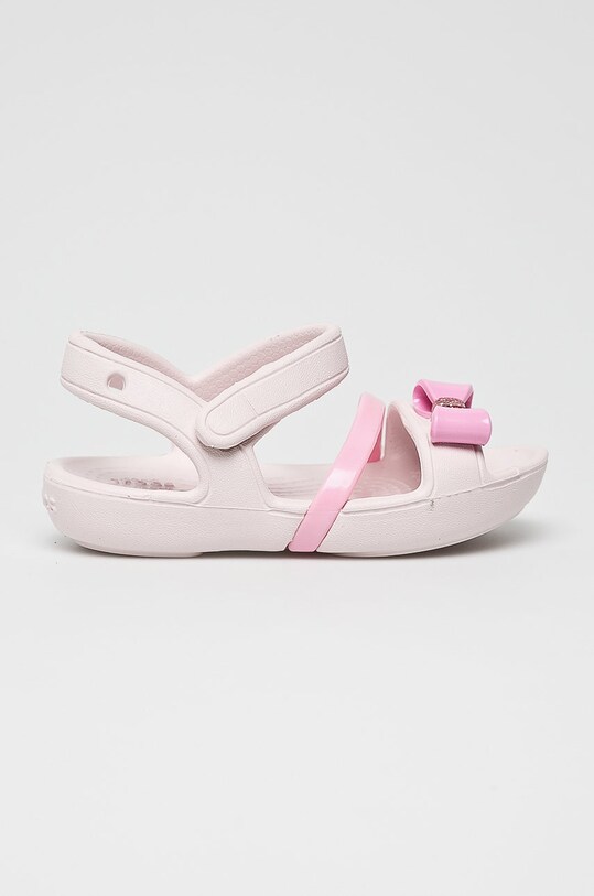 Crocs - Детски сандали розов 205530.LINA.CHARM.SANDA