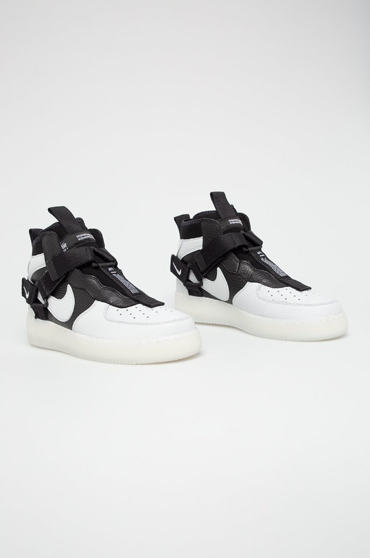 Nike Sportswear - Обувки Air Force 1 Utility Mid AQ9758 бял SS19