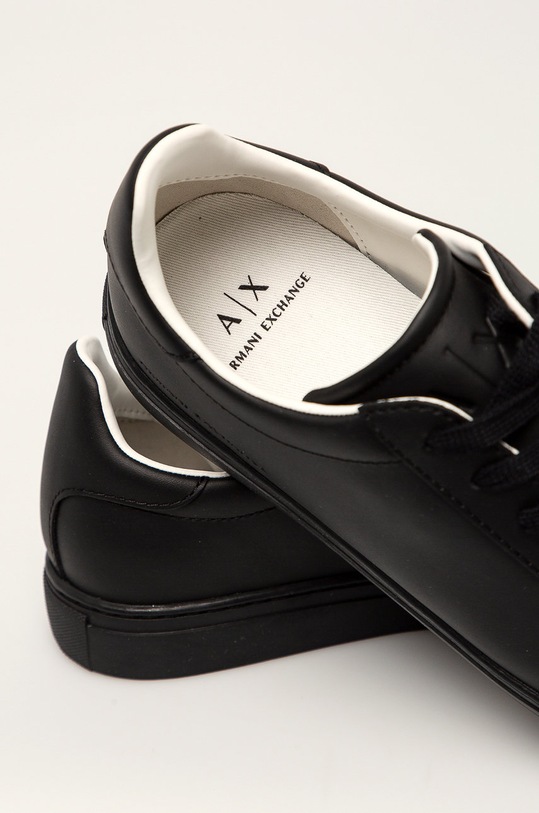 Obuwie Armani Exchange – Buty skórzane XUX001.XV093 czarny