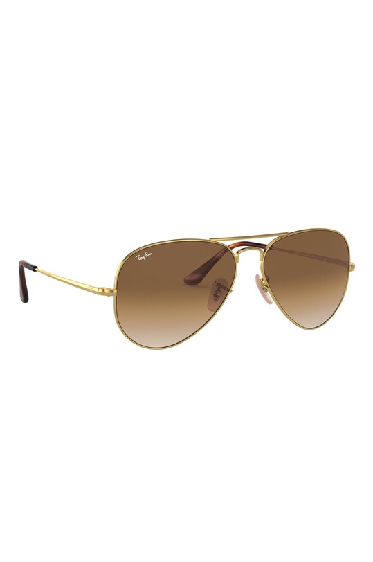 Ray-Ban okulary AVIATOR METAL II złoty 0RB3689.914751.58