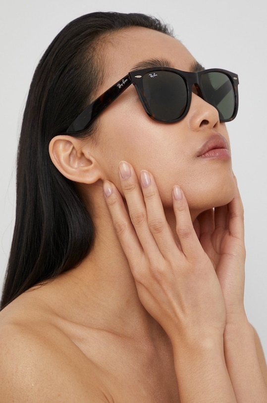 Ray-Ban - Okuliare WAYFARER 0RB2140.902.54 hnedá