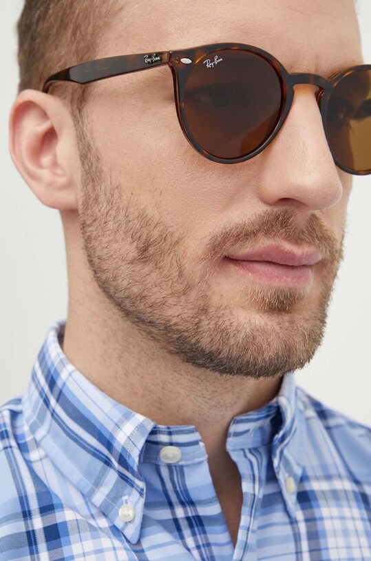 Ray-Ban - Окуляри коричневий 0RB2180.710/73.51.