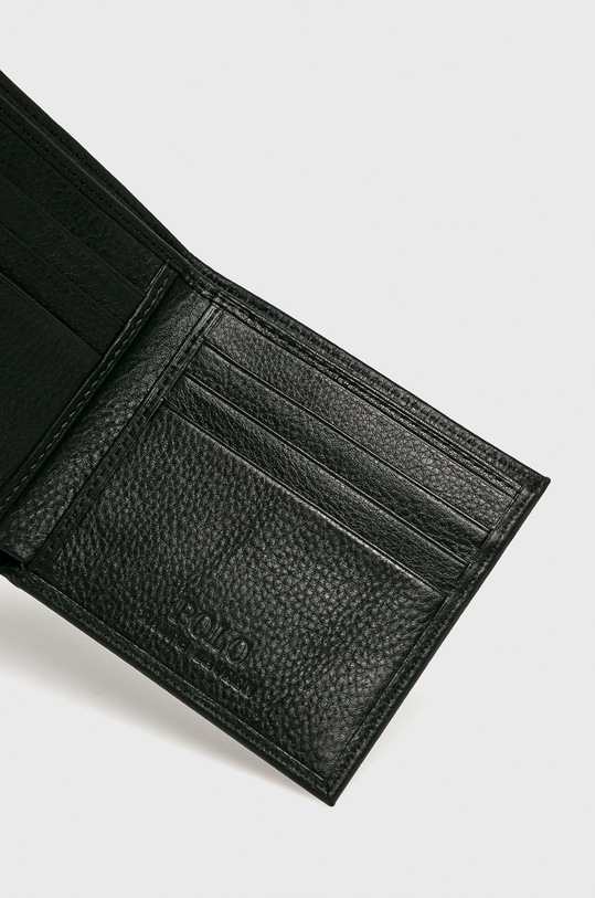 Akcesoria Polo Ralph Lauren - Portfel skórzany 405526310003 405526310003 czarny