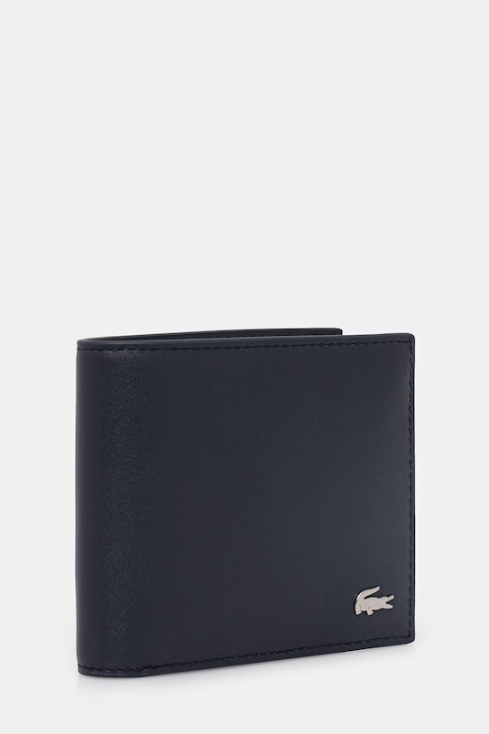 Lacoste portfel skórzany NH1115FG granatowy SS26