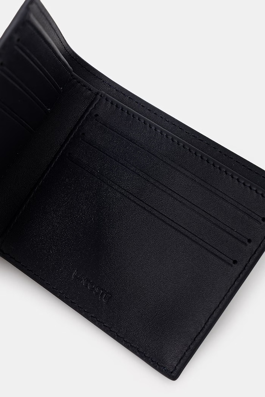 Lacoste portfel skórzany granatowy NH1115FG