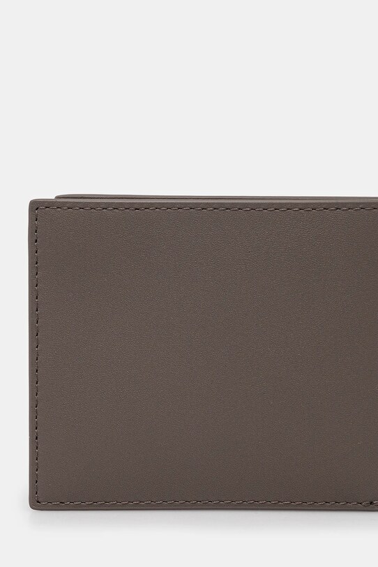 Аксесоари Lacoste кожен портфейл NH1115FG бежов