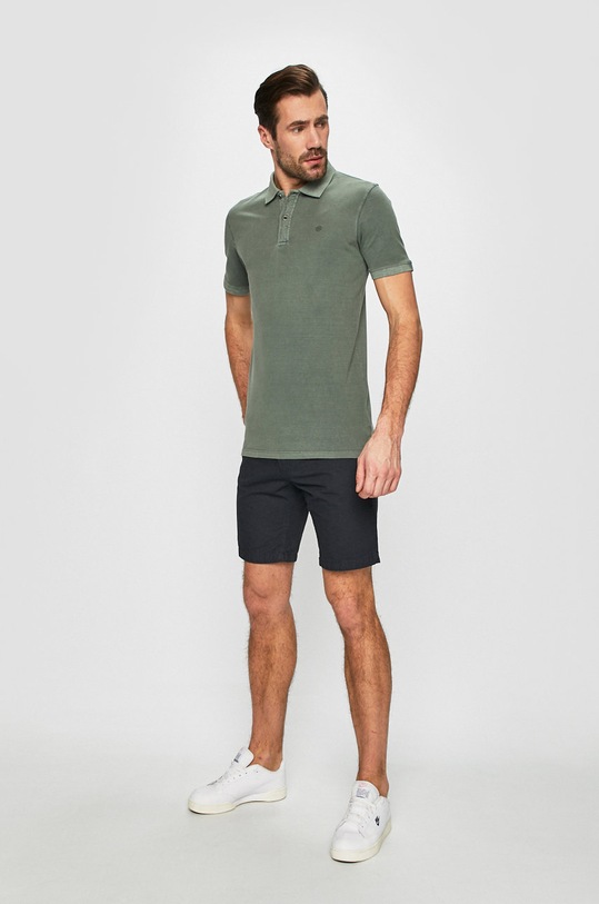 Premium by Jack&Jones - Тениска с яка 12151449 зелен AA00