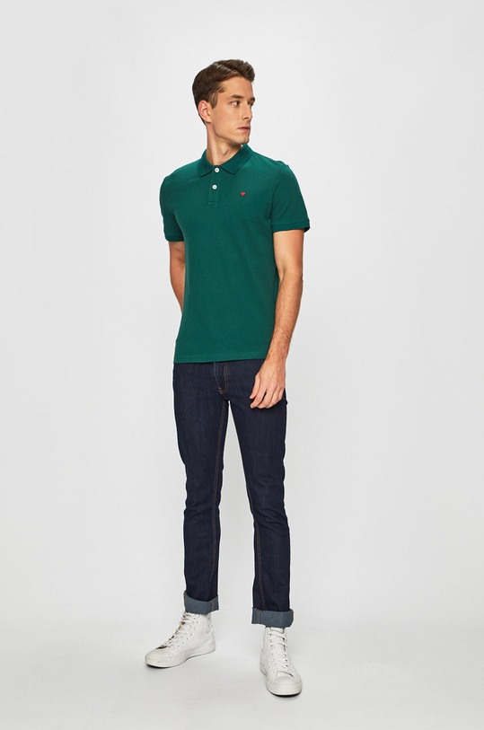 Oblečenie Tom Tailor Denim - Pánske polo tričko 1008650 zelená