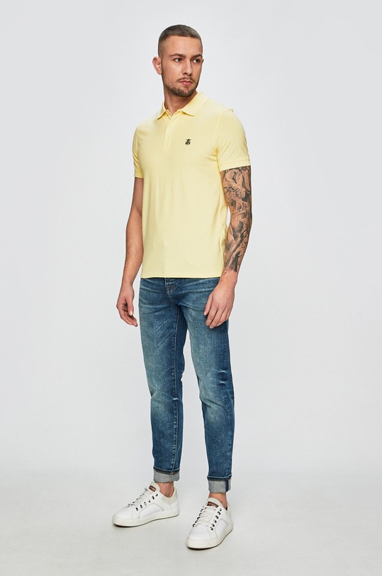 Selected Homme - Polo 16049517... beżowy SS19