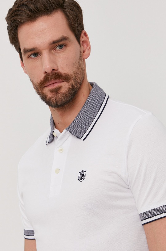 Selected Homme - Polo biały 16065598