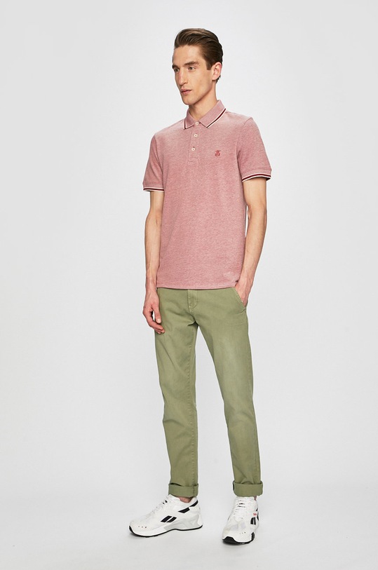 Îmbrăcăminte Selected Homme - Tricou Polo 16065598 rosu