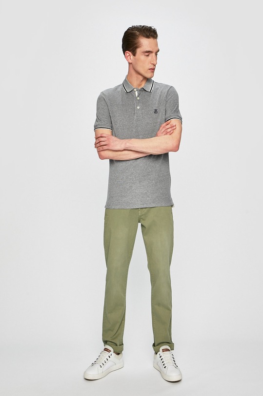 Selected Homme - Tricou Polo 16065598 bleumarin AA00