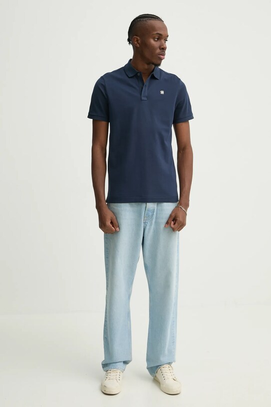 G-Star tricou polo D11595.5864.6067 bleumarin SS19