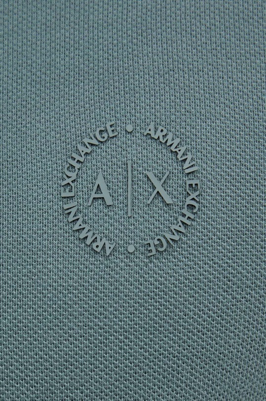 Armani Exchange polo bawełniane 8NZF75.Z8M5Z zielony