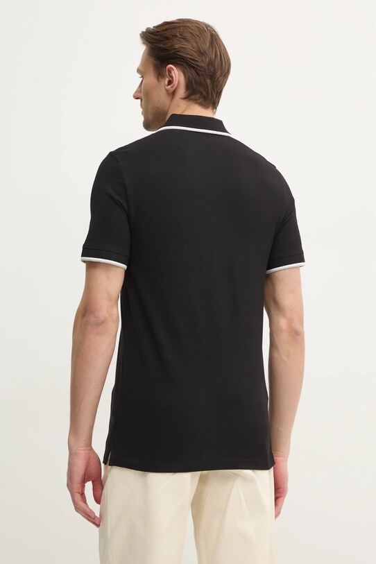 Îmbrăcăminte Armani Exchange polo de bumbac 8NZF75.Z8M5Z negru
