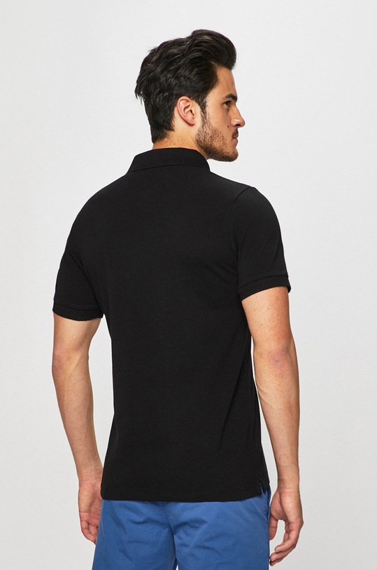 Oblečenie s.Oliver Black Label - Pánske polo tričko 02.899.35.4499 čierna