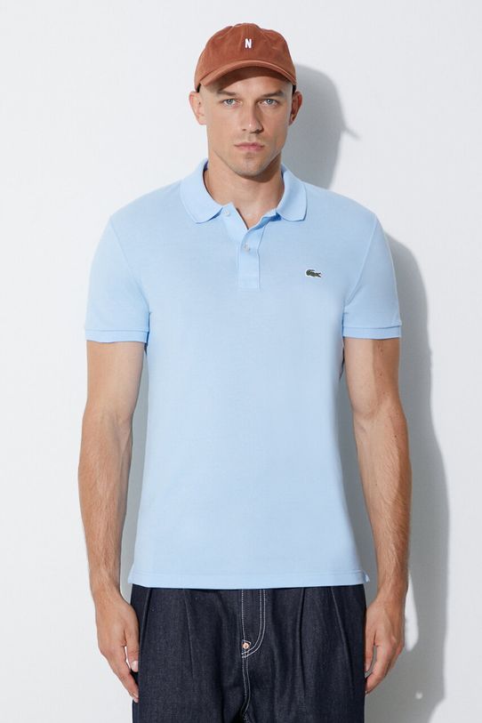 Lacoste cotton polo shirt cotton blue PH4012