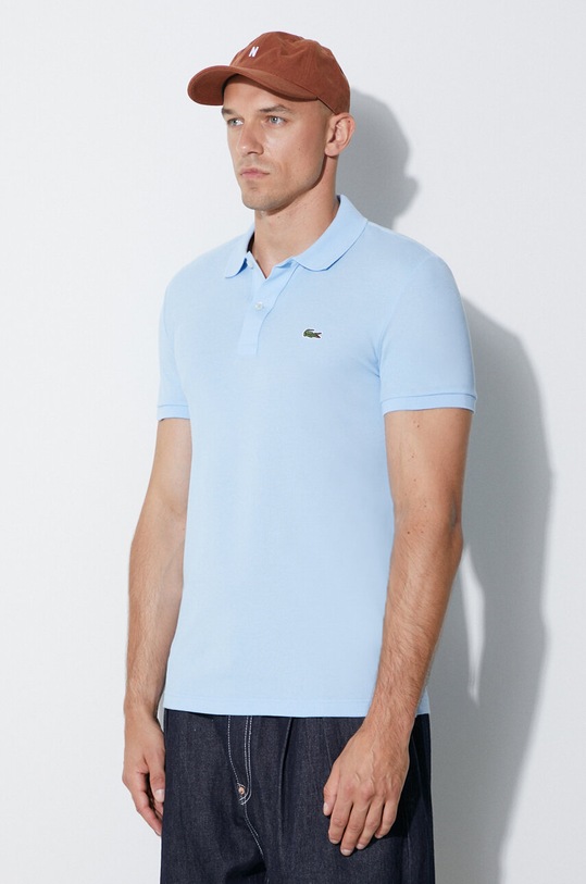 Lacoste cotton polo shirt blue PH4012