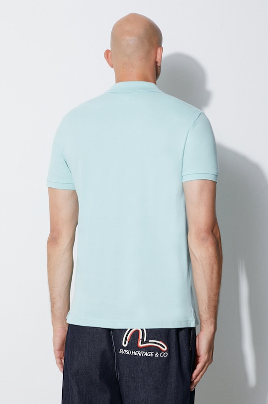 Clothing Lacoste Silver Chine Petit Pique Slim Fit Polo Turquoise PH4012 turquoise
