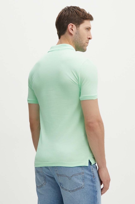 Odzież Lacoste polo bawełniane PH4012 zielony