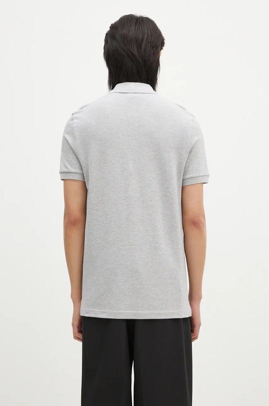 Oblečení Bavlněné polo tričko Lacoste PH4012 šedá