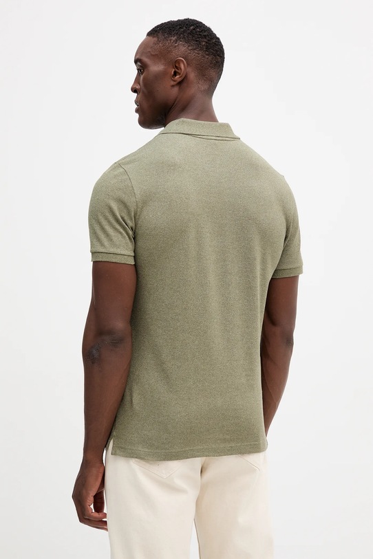 Oblečení Bavlněné polo tričko Lacoste PH4012 zelená