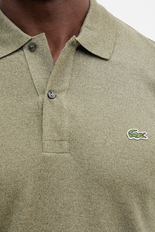 Bavlněné polo tričko Lacoste PH4012 zelená