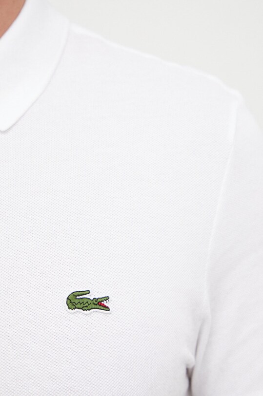 Lacoste polo de bumbac PH4012 alb