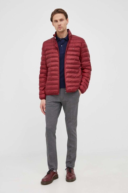 Lacoste polo bawełniane PH4012 granatowy AW24