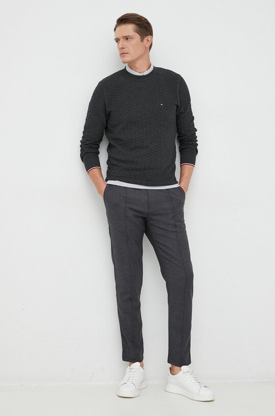 Lacoste polo de bumbac PH4012 gri AW24