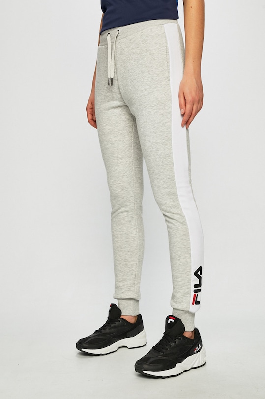 Fila - Spodnie dzianina szary 687091