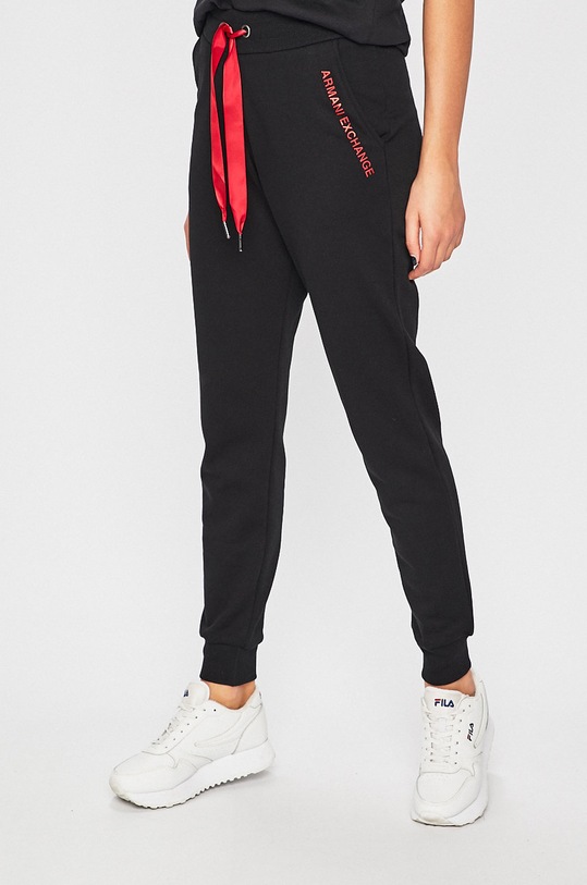 Armani Exchange - Športové nohavice čierna 3GYP71.YJE4Z