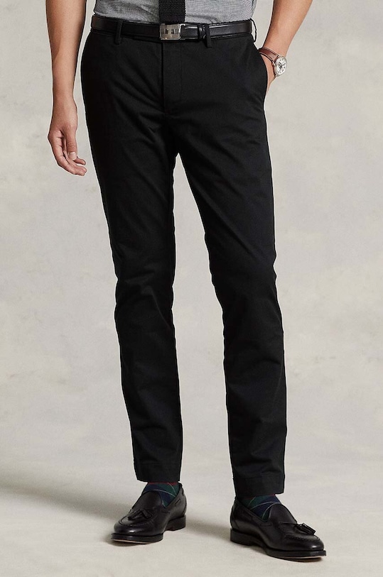 Polo Ralph Lauren pantaloni 710644988001 negru AW24