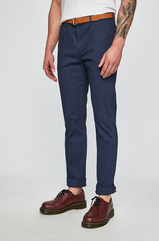 Scotch & Soda - Nohavice chinos tmavomodrá 148253