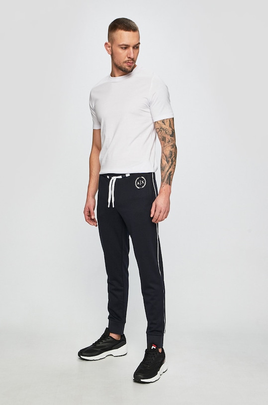 Armani Exchange - Pantaloni 8NZP91.Z9N1Z bleumarin SS20