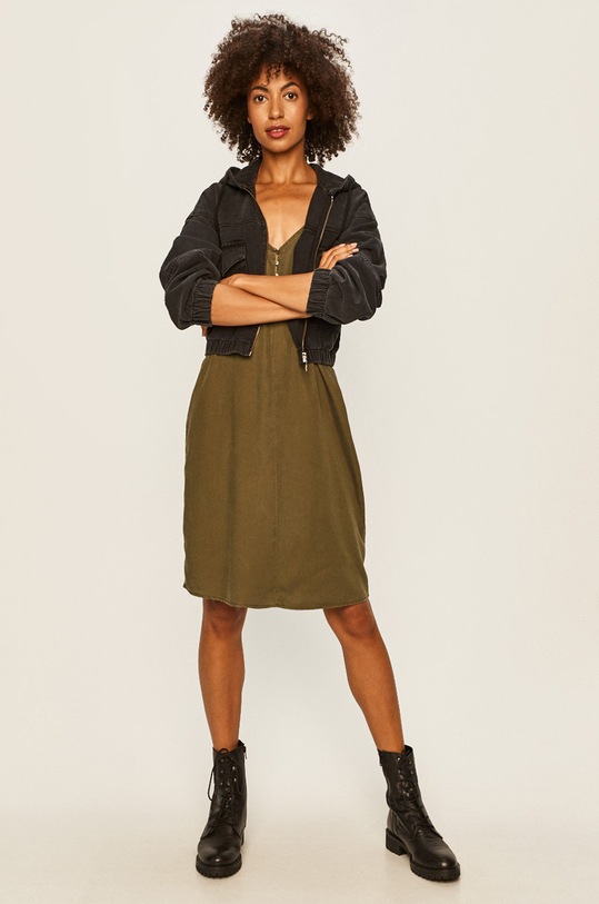 Noisy May - Rochie 27007404 verde SS20