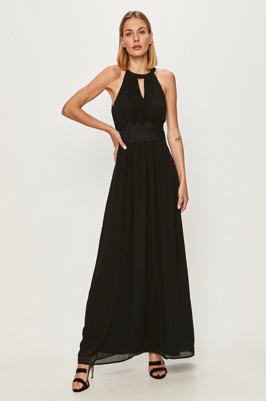 Vila - Sukienka rozkloszowany czarny 14052647