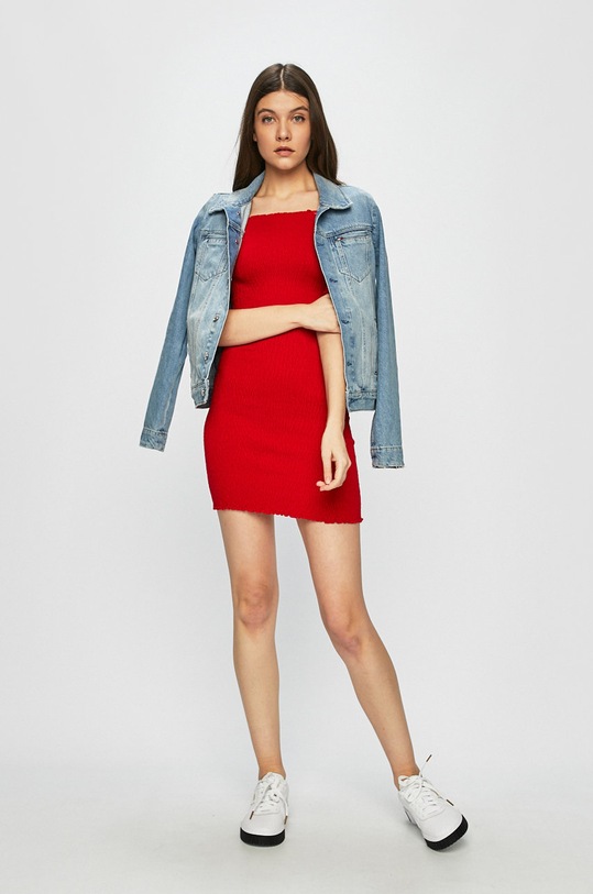Tally Weijl - Šaty SDRVIDELMA červená SS19