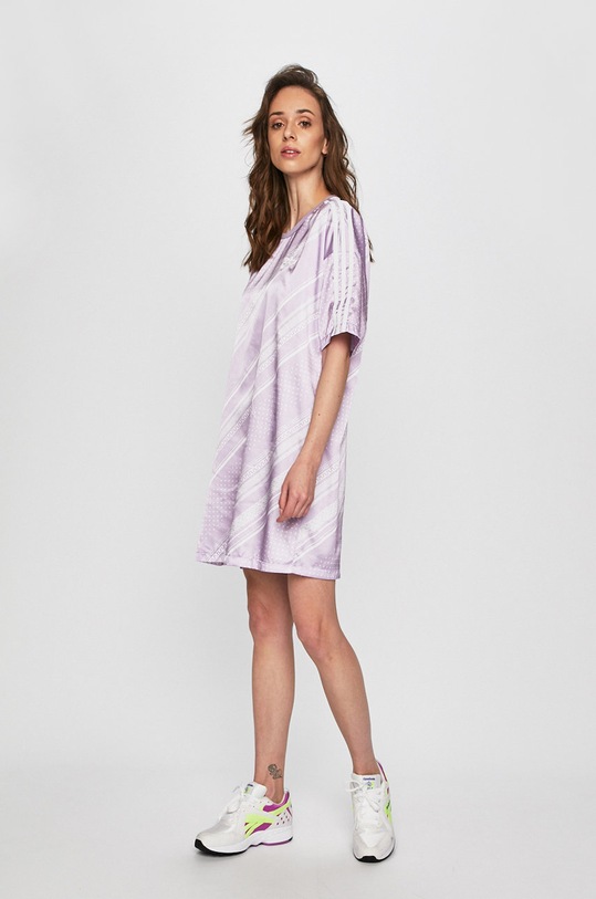 adidas Originals - Šaty DV2638 DV2638 fialová SS19